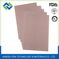 0.25mm brown FDA certificated Teflon coated fiber glass fabric for PV solar panel lamination